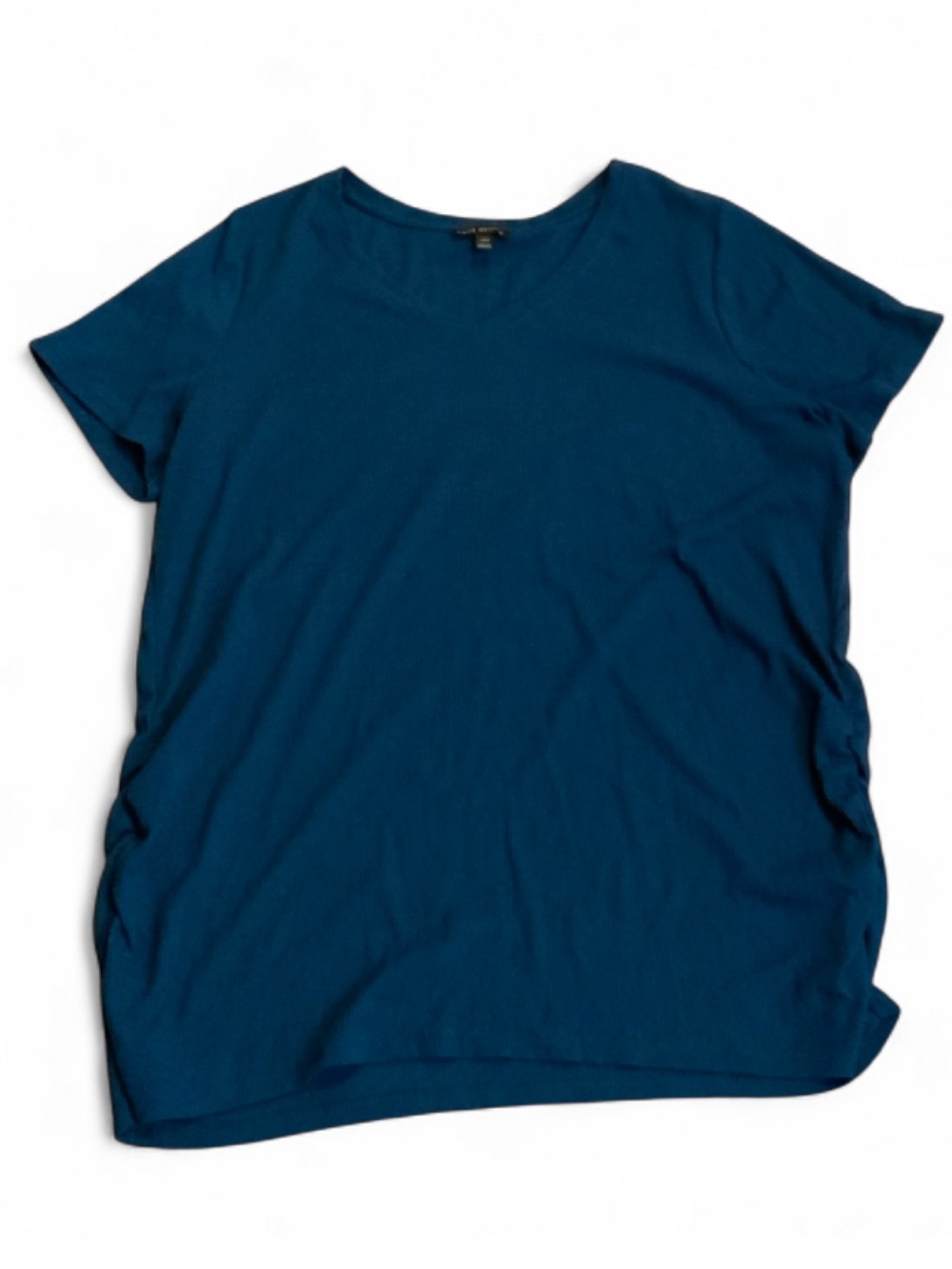 Lane Bryant Deep Teal Blue Ribbed Top Women's 18/20